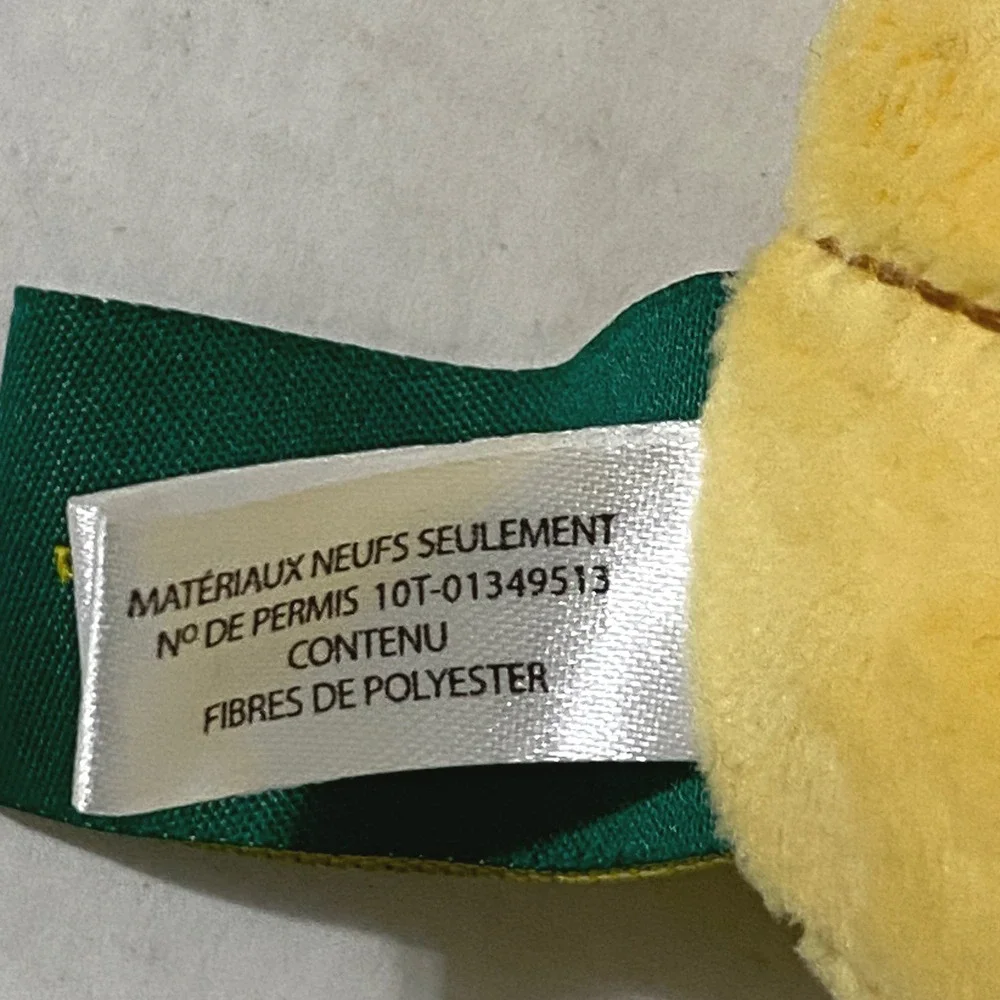Dole Plantation Hawaii Pineapple Plush Canned Critters Yellow Souvenir Toy 6